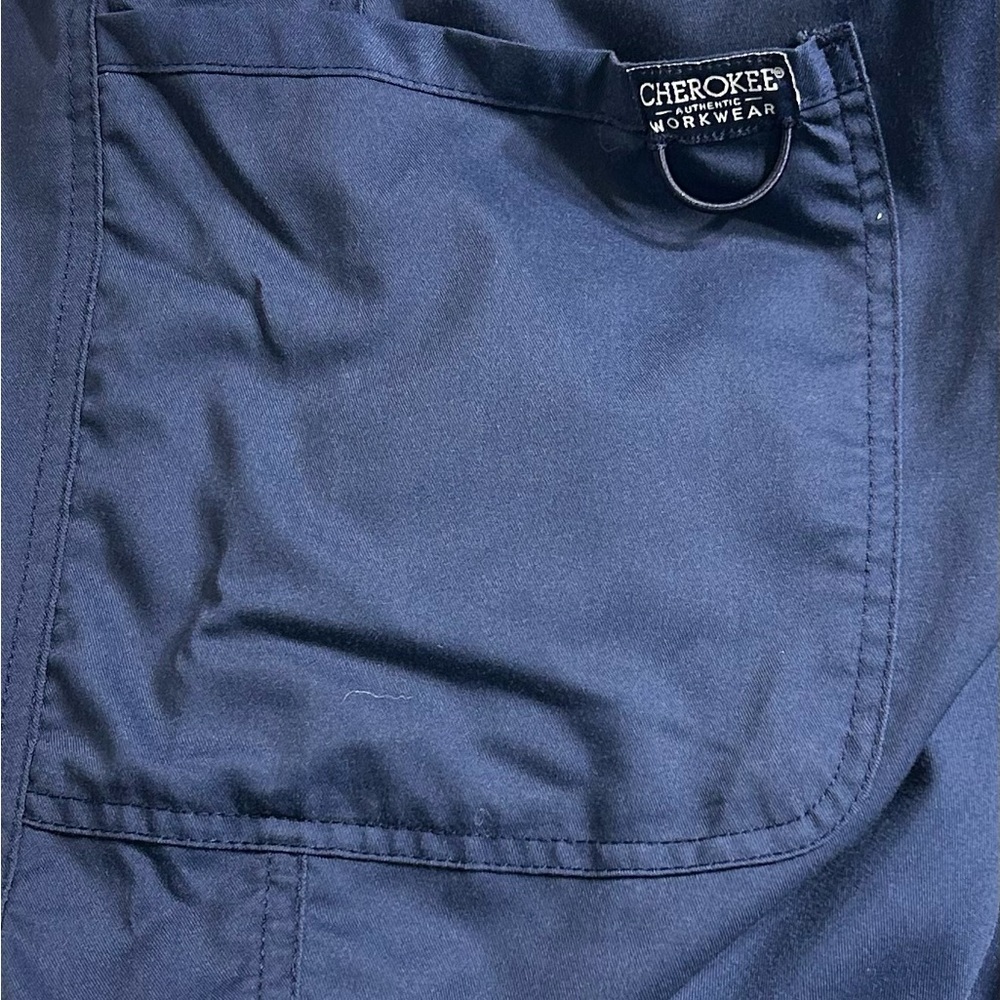 Cherokee Navy Blue Scrub Pants - Picture 4 of 7